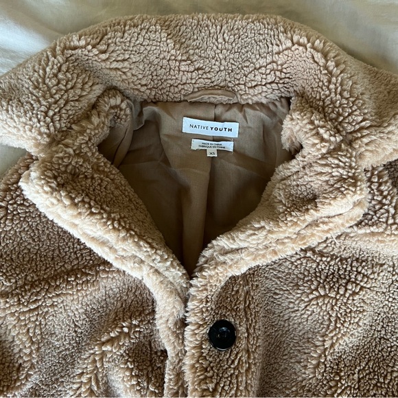 Native Youth teddy sherpa jacket - Picture 3 of 3